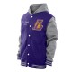 Throwback Prep LA Lakers Purple Hoodie Jacket Throwback Prep LA Lakers Purple Hoodie Jacket