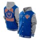 Throwback Prep NY Knicks Blue Hoodie Jacket Throwback Prep NY Knicks Blue Hoodie Jacket