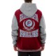 Throwback Prep Philadelphia Phillies Burgundy Hoodie Jacket