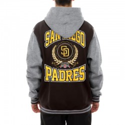 Throwback Prep San Diego Padres Brown Hoodie Jacket Throwback Prep San Diego Padres Brown Hoodie Jacket