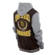 Throwback Prep San Diego Padres Brown Hoodie Jacket