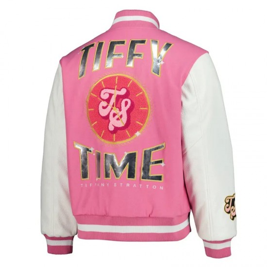 Tiffy Time Tiffany Stratton Varsity Jacket Tiffy Time Tiffany Stratton Varsity Jacket