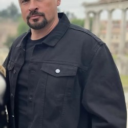 Tom Welling Mafia Wars 2024 Black Cotton Jacket Tom Welling Mafia Wars 2024 Black Cotton Jacket