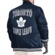 Toronto Maple Adaptive Bold Logo Varsity Satin Jacket