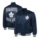 Toronto Maple Adaptive Bold Logo Varsity Satin Jacket