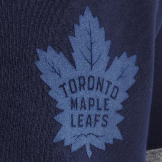Toronto Maple Leafs Navy Striped Fleece Jacket
