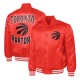 Toronto Raptors Adaptive Bold Logo Varsity Satin Jacket