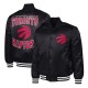 Toronto Raptors Adaptive Bold Logo Varsity Satin Jacket