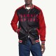 Toronto Raptors Black and Red Varsity Satin Jacket Toronto Raptors Black and Red Varsity Satin Jacket