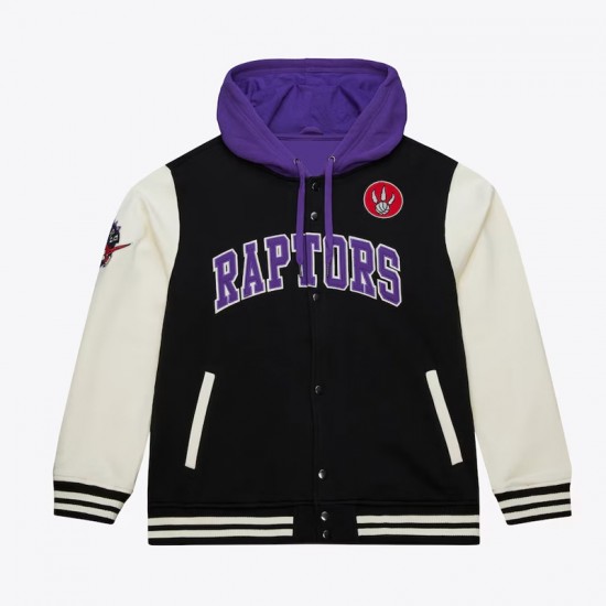 Toronto Raptors Courtside Varsity Fleece Jacket Toronto Raptors Courtside Varsity Fleece Jacket