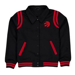 Toronto Raptors Sport Night Teddy Varsity Jacket