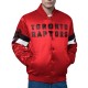 Toronto Raptors Triple Option Varsity Satin Jacket Toronto Raptors Triple Option Varsity Satin Jacket