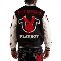 True Religion Playboy Bunny Varsity Jacket True Religion Playboy Bunny Varsity Jacket