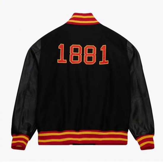 Tuskegee Golden Tigers Homecoming Black Varsity Jacket Tuskegee Golden Tigers Homecoming Black Varsity Jacket