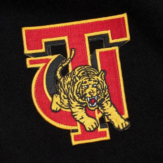 Tuskegee Golden Tigers Homecoming Black Varsity Jacket Tuskegee Golden Tigers Homecoming Black Varsity Jacket