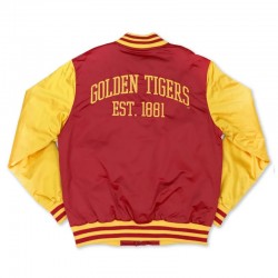 Tuskegee University Crimson and Gold Baseball Jacket