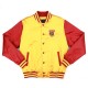 Tuskegee University Gold and Red Baseball Jacket Tuskegee University Gold and Red Baseball Jacket