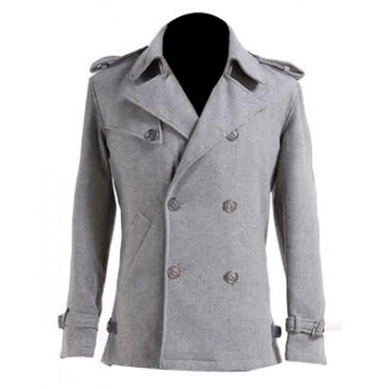 Twilight Edward Cullen Grey Peacoat Twilight Edward Cullen Grey Peacoat