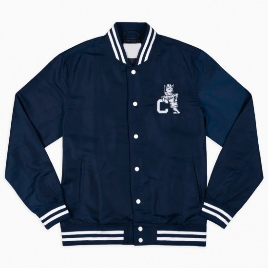 UConn Huskies Arched Navy Bomber Jacket