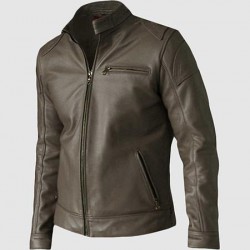 Unique Elegant Brown Leather Jacket Unique Elegant Brown Leather Jacket