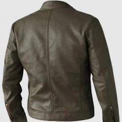 Unique Exclusive Brown Leather Jacket