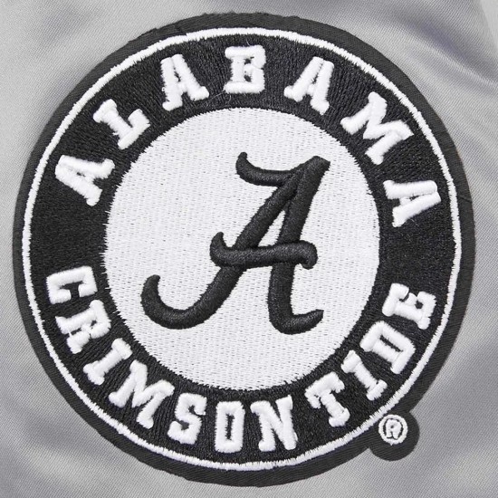 University of Alabama Classic Rib Satin Jacket