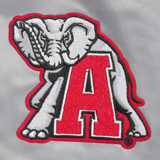 University of Alabama Classic Rib Satin Jacket