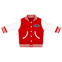 University of Mississippi Ole Miss Rebels Varsity Wool/Leather Jacket