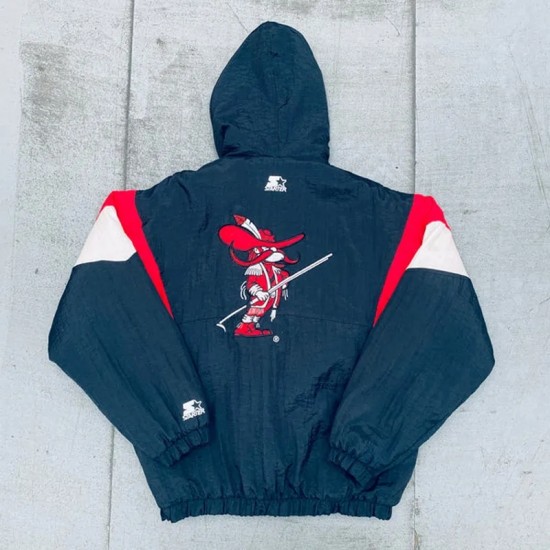 UNLV Runnin Rebels 90’s Breakaway Navy Pullover Jacket