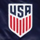 US Soccer Classic Rib Navy Satin Jacket