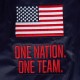 US Soccer Classic Rib Navy Satin Jacket