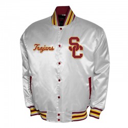 USC Trojans Club Satin Jacket