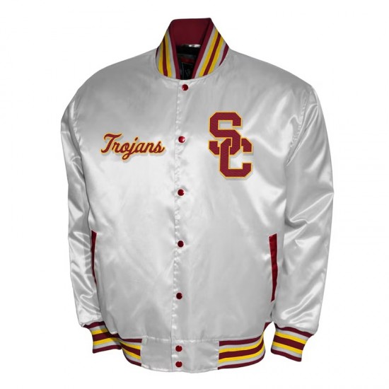 USC Trojans Club Satin Jacket USC Trojans Club Satin Jacket