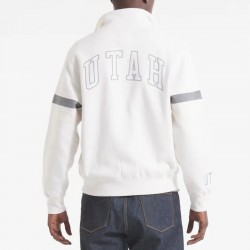 Utah Hockey Club White Striped Fleece Jacket