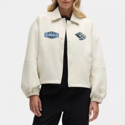 Utah Mammoth Heathered Bone Coach’s Jacket