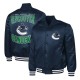 Vancouver Canucks Adaptive Bold Logo Varsity Satin Jacket