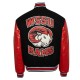 Varsity Winston Salem State University Black and Red Jacket Varsity Winston Salem State University Black and Red Jacket