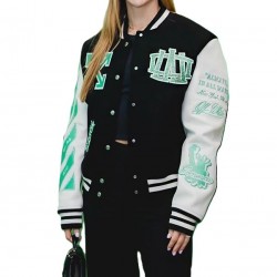 Varsity Off White x New York Liberty Jacket