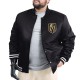 Vegas Golden Knights Adaptive Bold Logo Varsity Satin Jacket Vegas Golden Knights Adaptive Bold Logo Varsity Satin Jacket