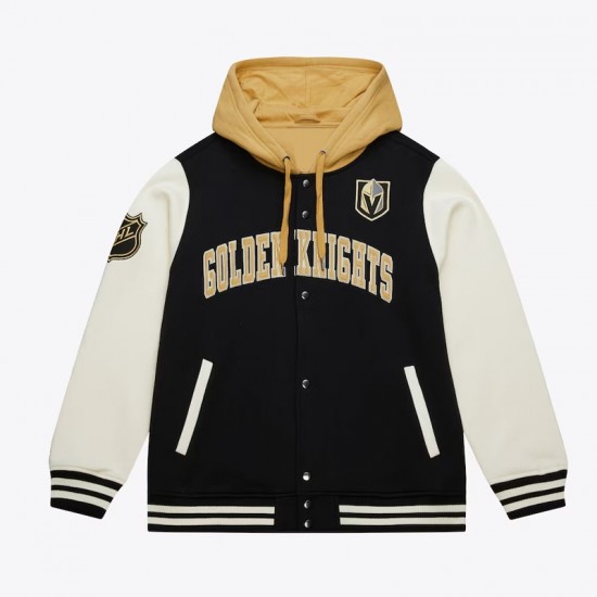 Vegas Golden Knights Rinkside Varsity Fleece Jacket Vegas Golden Knights Rinkside Varsity Fleece Jacket