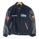 Vintage Seattle Seahawks Black Varsity Wool/Leather Jacket