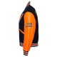 Virginia State University Black and Orange Varsity Jacket Virginia State University Black and Orange Varsity Jacket