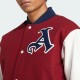 VRCT Arsenal Burgundy and White Varsity Full-Snap Wool/Leather Jacket