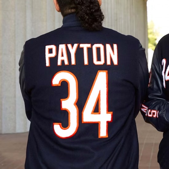 Walter Payton Navy Varsity Jacket