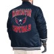 Washington Capitals Adaptive Bold Logo Varsity Satin Jacket