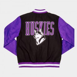Washington Huskies Bow Down Two-Tone Bomber Jacket