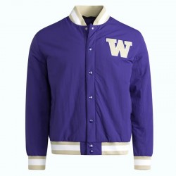 Washington Huskies Devils Purple Coaches Dugout Jacket
