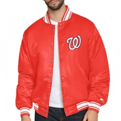 Washington Nationals Home Plate Printed Graphic Jacket