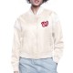 Washington Nationals Printed Logo Varsity Satin Jacket Washington Nationals Printed Logo Varsity Satin Jacket