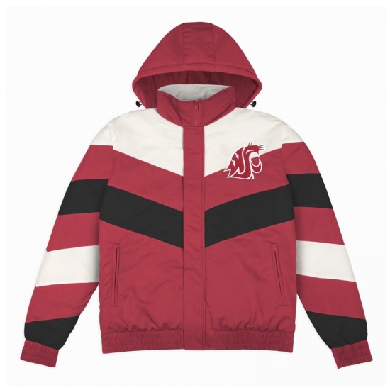 Washington State Cougars Gamebreaker Hooded Jacket Washington State Cougars Gamebreaker Hooded Jacket